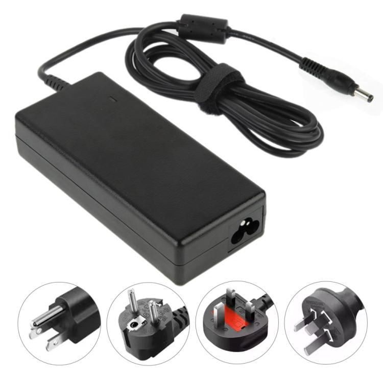 อะแดปเตอร์ AC 19V 4.74A สำหรับระบบเครือข่ายของ Toshiba เคล็ดลับเอาต์พุต: 5.5 x 2.5 มม., 4.74A