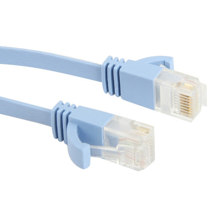 สาย LAN เครือข่ายอีเธอร์เน็ตแบบแบนบางพิเศษ 1 ม, CAT6, Length: 1m (Baby Blue)
