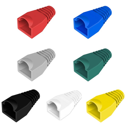 ฝาครอบบู๊ทสายเคเบิลเครือข่าย สำหรับ RJ45 สีเขียว (500 ชิ้น ในห่อเดียว ราคาต่อ 500 ชิ้น), 500 Pcs Grey, 500 Pcs Black, 500 Pcs Red, 500 Pcs Blue, 500 Pcs White, 500 Pcs Yellow, 500 Pcs Green