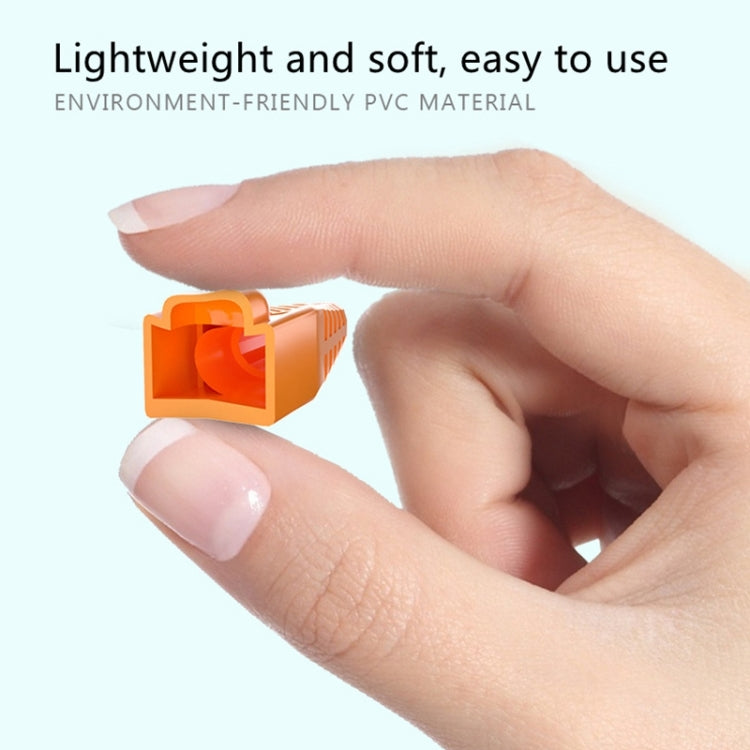 ฝาครอบบู๊ทสายเคเบิลเครือข่าย สำหรับ RJ45 สีเขียว (500 ชิ้น ในห่อเดียว ราคาต่อ 500 ชิ้น), 500 Pcs Grey, 500 Pcs Black, 500 Pcs Red, 500 Pcs Blue, 500 Pcs White, 500 Pcs Yellow, 500 Pcs Green
