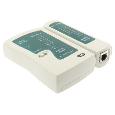 เครื่องทดสอบสายเคเบิลเครือข่าย Rj45 Rj11 Rj12 Cat5 UTP LAN เครื่องมือเครือข่าย, RJ45/RJ11 Green