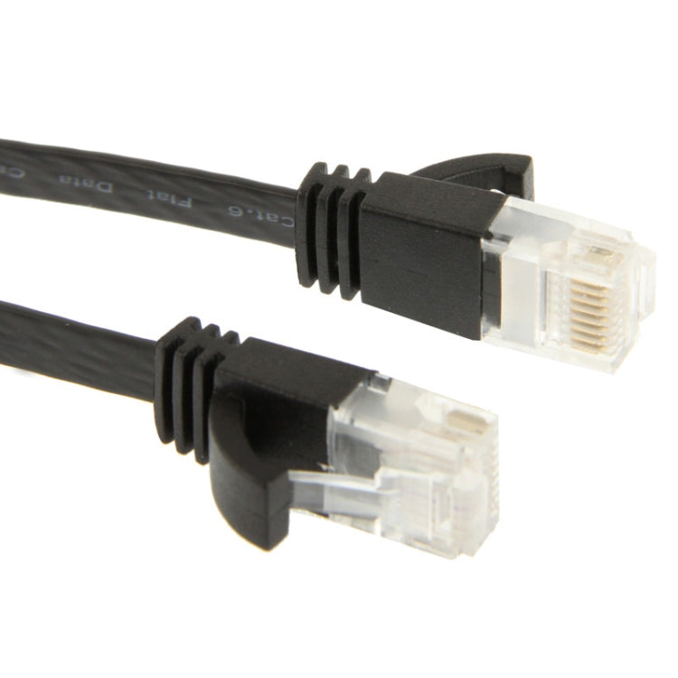 สาย LAN เครือข่ายอีเธอร์เน็ตแบบแบน CAT6 บางเฉียบ 5 ม, 5m Black