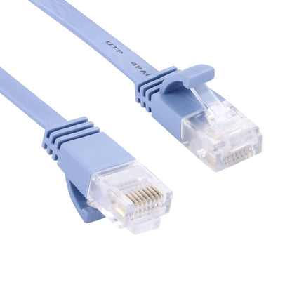CAT6 สาย LAN เครือข่ายอีเธอร์เน็ตแบบแบนบางเฉียบ, 30m Blue