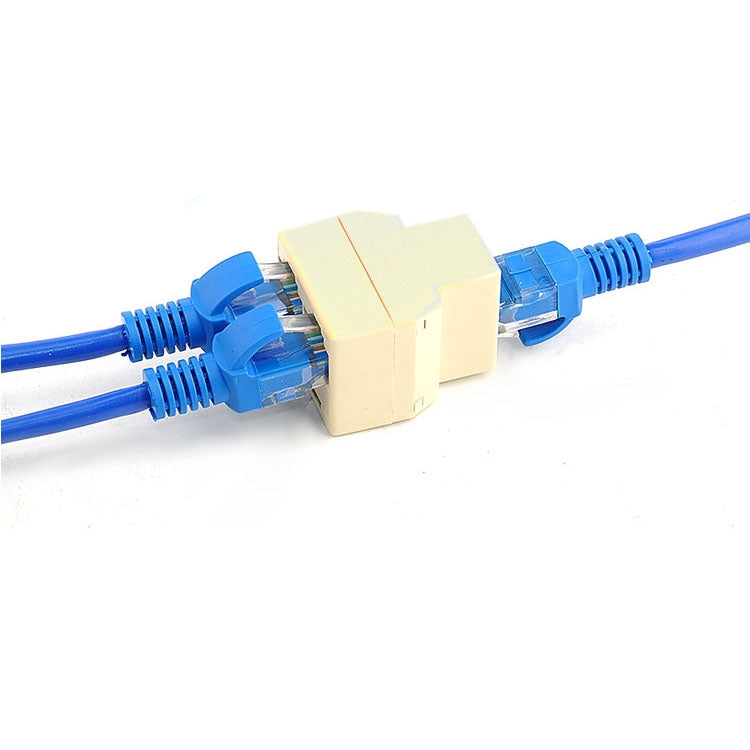 ตัวแยกขั้วต่ออีเธอร์เน็ต RJ45 1x2, RJ45 Female to 2 Female