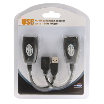 50 ม. USB to RJ45 Extender ด้วยสาย Cat5e, 1 Port USB