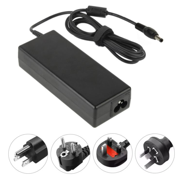 อะแดปเตอร์ AC 19V 3.95A สำหรับระบบเครือข่ายของ Toshiba เคล็ดลับเอาต์พุต: 5.5 x 2.5 มม., 3.95A
