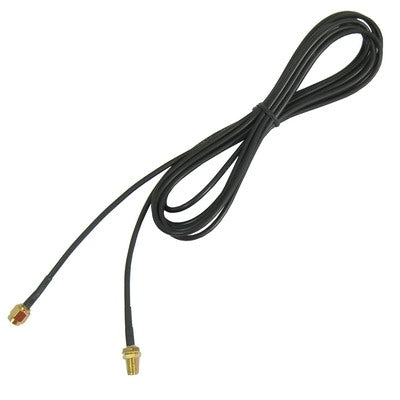 รุ่นปกอ่อน สายเคเบิลชายเป็นหญิง RP-SMA (สายต่อเสาอากาศ 174 เส้น) 3 ม, Length: 3m