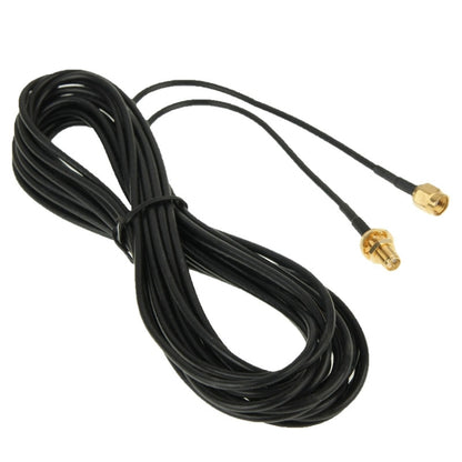 สายเคเบิลไร้สาย RP-SMA ชายหญิง 6 ม. 2.4GHz (สายต่อเสาอากาศความถี่สูง 178), Length: 6m