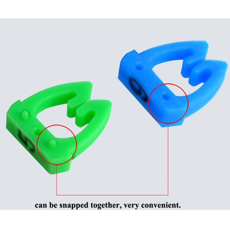 100ชิ้นเครื่องหมายฉลากRJ45 RJ11 RJ12สีสาย