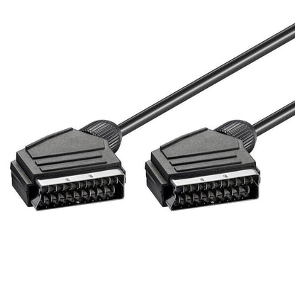 สาย SCART ถึง SCART 20 พินสำหรับ DVD/HDTV/AV/TV ความยาวสายเคเบิล: 1.5 ม., 1.5m