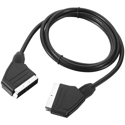 สาย SCART ถึง SCART 20 พินสำหรับ DVD/HDTV/AV/TV ความยาวสายเคเบิล: 1.5 ม., 1.5m