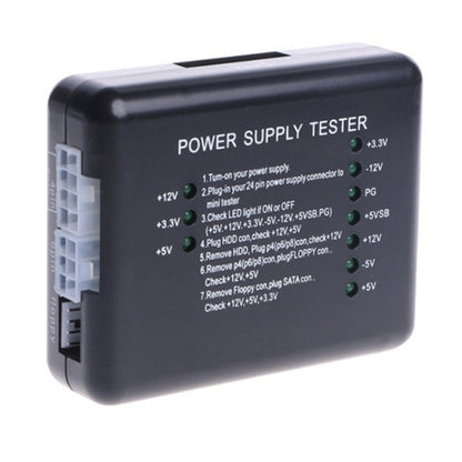 เครื่องทดสอบแหล่งจ่ายไฟ PC 20/24 พิน PSU ATX SATA HD, ATX Connector