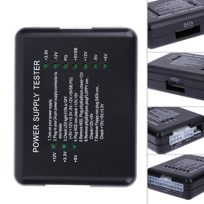เครื่องทดสอบแหล่งจ่ายไฟ PC 20/24 พิน PSU ATX SATA HD, ATX Connector
