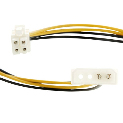 เมนบอร์ด Molex IDE 2 พินถึง 4 พิน ATX P4 12V ATX CPU Power Connector สายเคเบิลอะแดปเตอร์, 2 Pin Male to 4 Pin Female