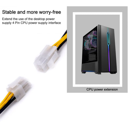 ATX 4 พินชายกับหญิงสายไฟต่อสายไฟเชื่อมต่อ, 4 Pin Male to 4 Pin Female