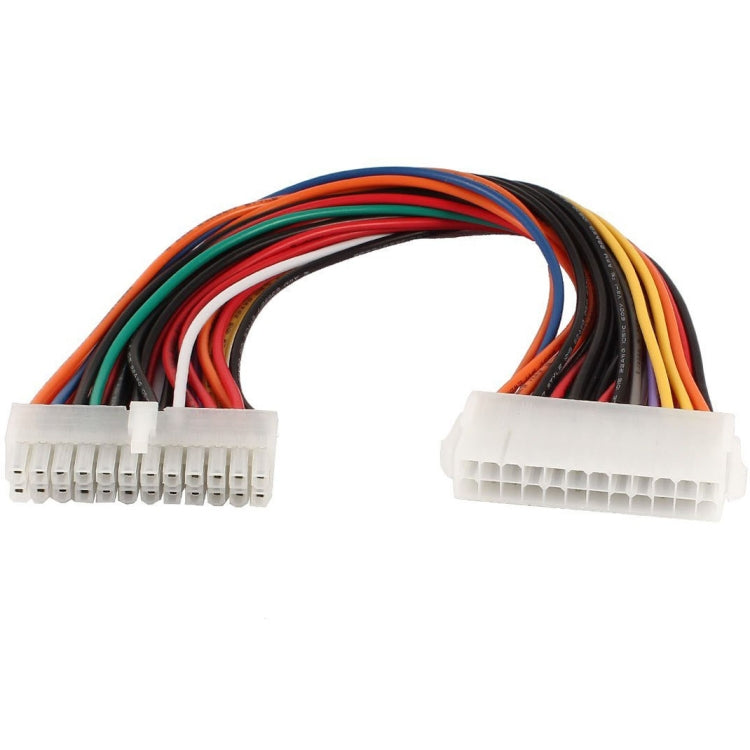 สายเคเบิลต่อขยาย ATX ตัวผู้ 24 พินถึงตัวเมีย 24 พิน ความยาว: 25 ซม, 24Pin Male to 24Pin Female, 25cm