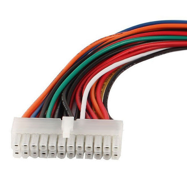 สายเคเบิลต่อขยาย ATX ตัวผู้ 24 พินถึงตัวเมีย 24 พิน ความยาว: 25 ซม, 24Pin Male to 24Pin Female, 25cm
