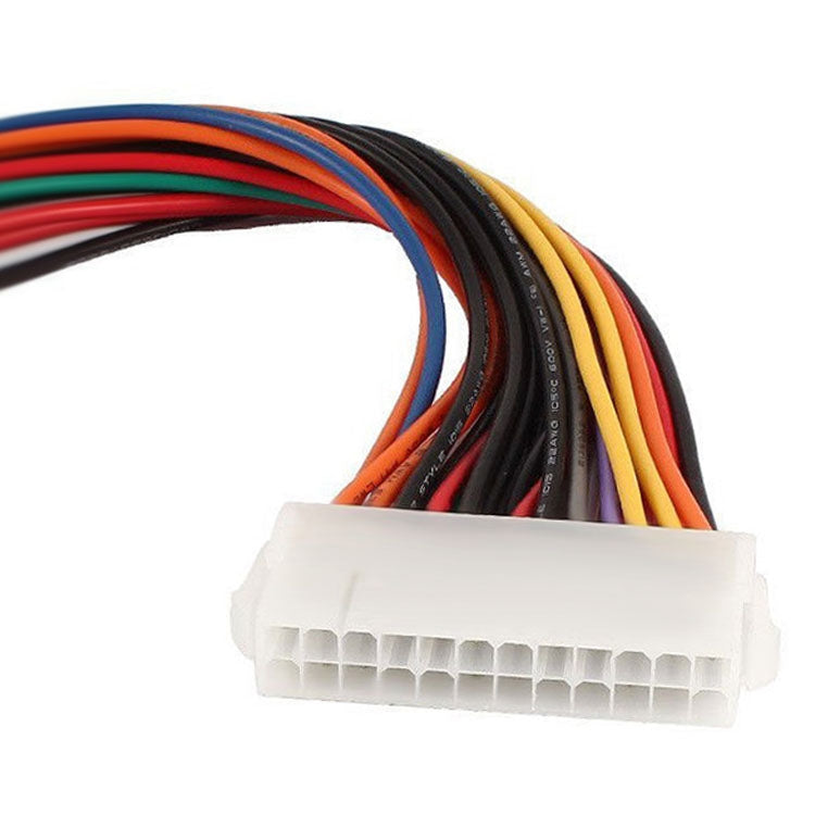 สายเคเบิลต่อขยาย ATX ตัวผู้ 24 พินถึงตัวเมีย 24 พิน ความยาว: 25 ซม, 24Pin Male to 24Pin Female, 25cm