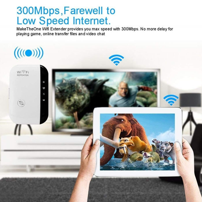 WS-WN560N2 300Mbps Wireless-N WIFI 802.11n เครื่องขยายช่วงทวนสัญญาณ, ปลั๊ก EU
