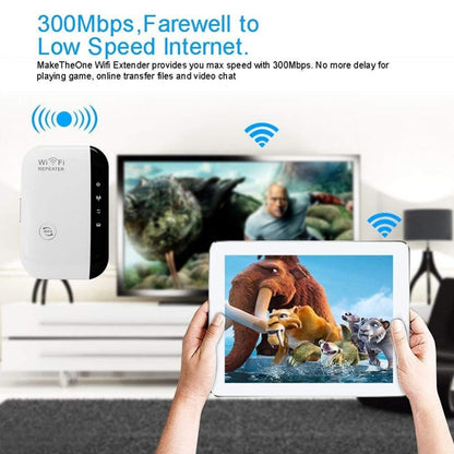WS-WN560N2 300Mbps Wireless-N WIFI 802.11n เครื่องขยายช่วงทวนสัญญาณ, ปลั๊ก EU
