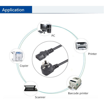 สายไฟคอมพิวเตอร์ PC POWER สายไฟ 3 พิน ความยาว 1.8 ม. ปลั๊ก AU, 1.8m