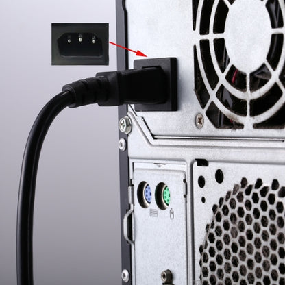 สายไฟคอมพิวเตอร์ PC POWER สายไฟ 3 พิน ความยาว 1.8 ม. ปลั๊ก AU, 1.8m