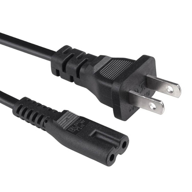 สายไฟโน้ตบุ๊ค US สไตล์ 1.2 ม. 2 ง่าม, US Plug, Length:1.2m