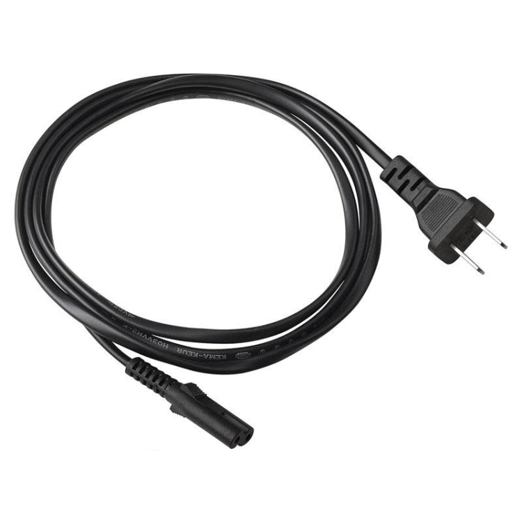 สายไฟโน้ตบุ๊ค US สไตล์ 1.2 ม. 2 ง่าม, US Plug, Length:1.2m