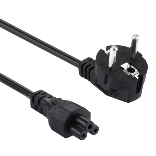 สายไฟโน้ตบุ๊ค EU สไตล์ 1.5 ม. 3 ง่าม, EU Plug, Length:1.5m