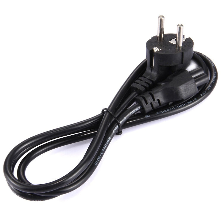 สายไฟโน้ตบุ๊ค EU สไตล์ 1.5 ม. 3 ง่าม, EU Plug, Length:1.5m