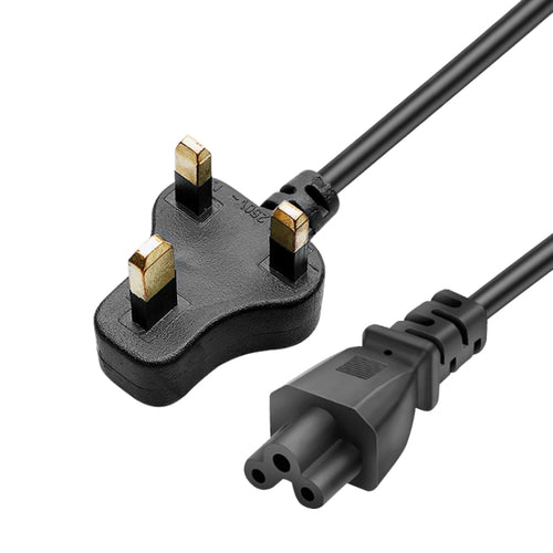 สายไฟโน้ตบุ๊ก UK ขนาดเล็กสไตล์ 1.5 ม. 3 ง่าม, Small UK Plug, Length: 1.5m