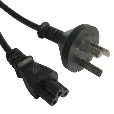 สายไฟโน้ตบุ๊กสไตล์ 3 ง่าม ความยาว: 1.8 ม. ปลั๊ก AU, AU Plug, Length: 1.8m