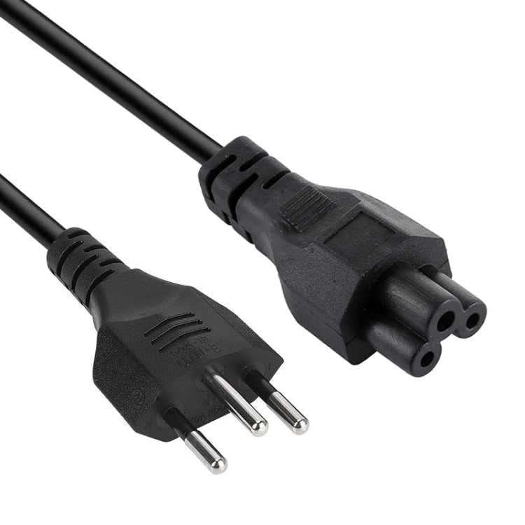 สายไฟ AC สำหรับโน้ตบุ๊กบราซิลสไตล์ 3 ง่าม ความยาว: 1.8 ม. ( OD6.8 ), 3 Prong Style Brazil, Length: 1.8m  (OD6.8)