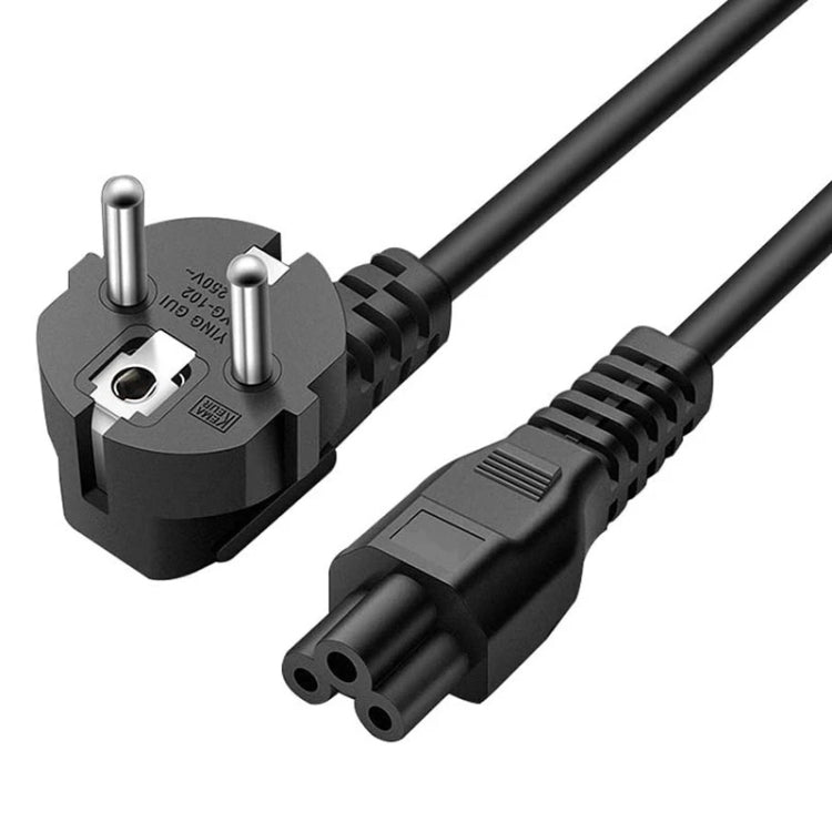 สายไฟ AC โน้ตบุ๊ค EU สไตล์ 3 เขี้ยวคุณภาพสูง ความยาว: 1.8 ม, 3 Prong Style EU Plug, Length: 1.8m