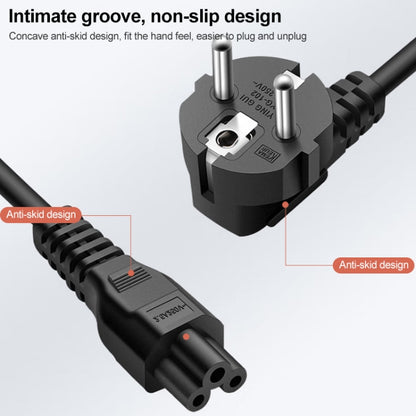 สายไฟ AC โน้ตบุ๊ค EU สไตล์ 3 เขี้ยวคุณภาพสูง ความยาว: 1.8 ม, 3 Prong Style EU Plug, Length: 1.8m