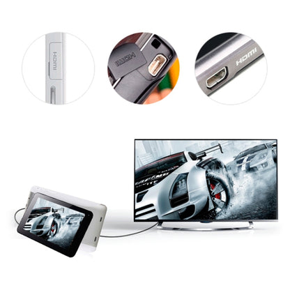 สาย Micro HDMI to HDMI 19 พิน ยาว 1.5 ม. เวอร์ชัน 1.4, HDMI Male, Length: 1.5m