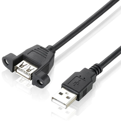 สาย USB 2.0 AM ถึง AF Mount Panel ความยาว: 90 ซม, AM to AF, Length: 90cm