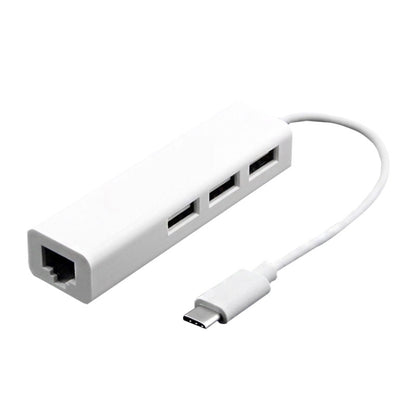 สำหรับ MacBook 12 นิ้ว/Chromebook พิกเซล 2015, 3 Port USB+RJ45