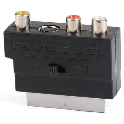 Scart ชายกับหญิงพร้อมซ็อกเก็ตคอมโพสิต AV + S-Video, AV + S-Video Golden Port