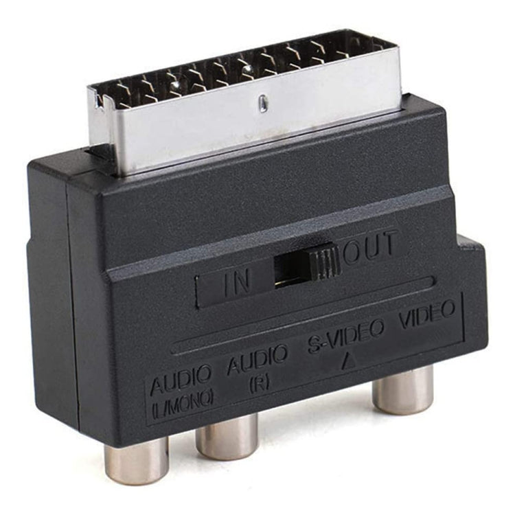 Scart ชายกับหญิงพร้อมซ็อกเก็ตคอมโพสิต AV + S-Video, AV + S-Video Golden Port
