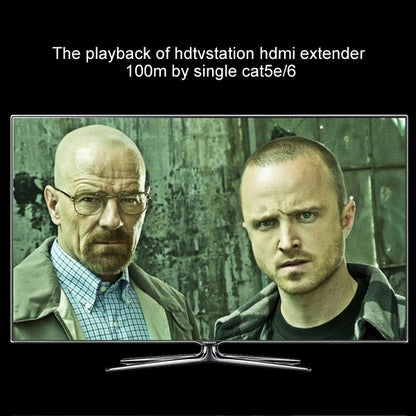 HDMI Extender ผ่านสาย UTP CAT5e/6 เส้นเดียว ระยะการส่งข้อมูล: 100 ม, 100m