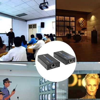 HDMI Extender ผ่านสาย UTP CAT5e/6 เส้นเดียว ระยะการส่งข้อมูล: 100 ม, 100m