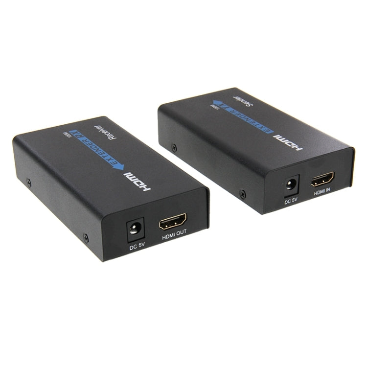HDMI Extender ผ่านสาย UTP CAT5e/6 เส้นเดียว ระยะการส่งข้อมูล: 100 ม, 100m