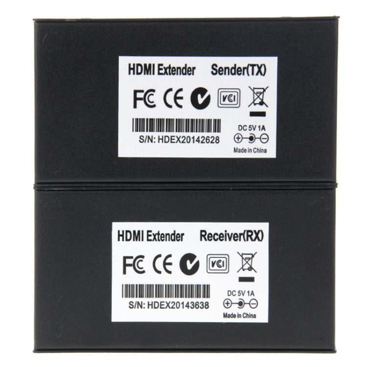 HDMI Extender ผ่านสาย UTP CAT5e/6 เส้นเดียว ระยะการส่งข้อมูล: 100 ม, 100m