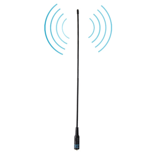 NAGOYA NA-771 144/430MHz Dual Band สปริงแส้แบบยืดหยุ่น SMA-F เสาอากาศวิทยุมือถือสำหรับเครื่องส่งรับวิทยุ, ความยาวเสาอากาศ: 38 ซม.
