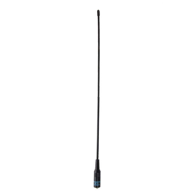 NAGOYA NA-771 144/430MHz Dual Band สปริงแส้แบบยืดหยุ่น SMA-F เสาอากาศวิทยุมือถือสำหรับเครื่องส่งรับวิทยุ, ความยาวเสาอากาศ: 38 ซม.