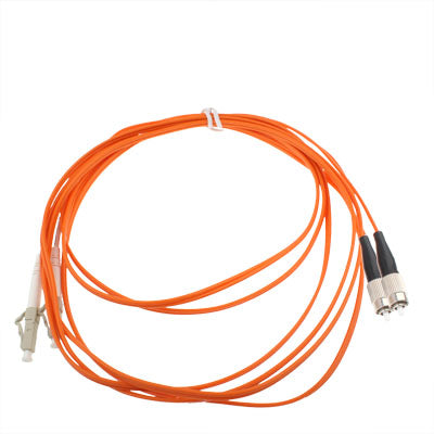 LC-FC Dual-Core Multi Mode Fiber Optic Jumper,ความยาว: 3ม, Dual-Core Multi Mode