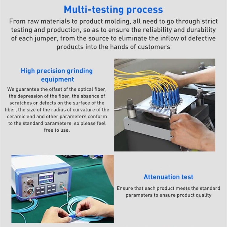 จัมเปอร์ไฟเบอร์ออปติกแบบหลายโหมด FC-ST Single-Core ความยาว: 3 ม, Single-Core Multi Mode