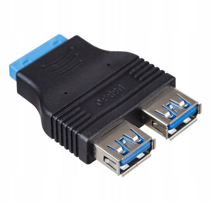 2 x USB 3.0 AF ถึง 20 พินอะแดปเตอร์, Adapter