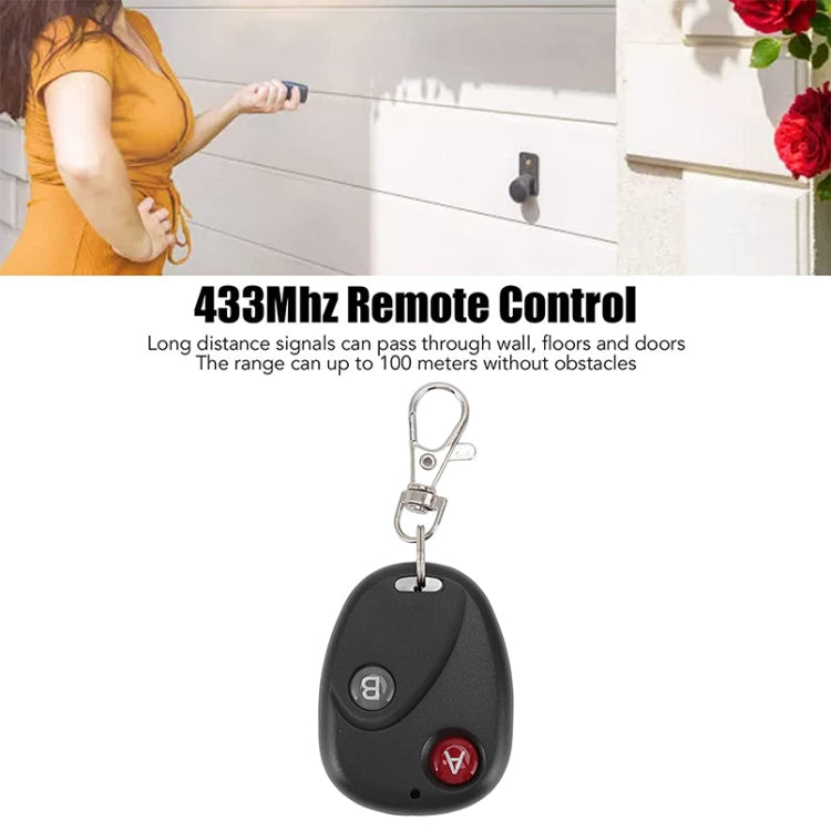DC 12V 1CH RF รีโมทคอนโทรลไร้สายสวิตช์รหัสการเรียนรู้ + 2 ปุ่มรีโมทคอนโทรล Transceiver